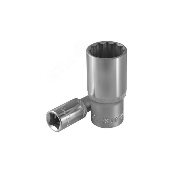 Головка торцевая глубокая 12-гранная 1/2''DR, 23 мм Jonnesway S04HD4723