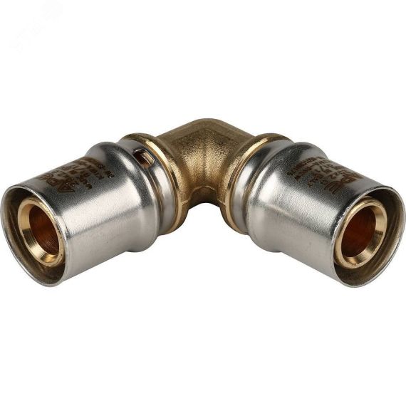 Угольник 20 90 град., пресс, для металлопластиковых труб STOUT SFP-0009-002020