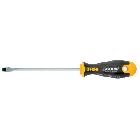 Отвертка Ergonic плоская шлицевая 3,0X0,5X80 Felo 40003210