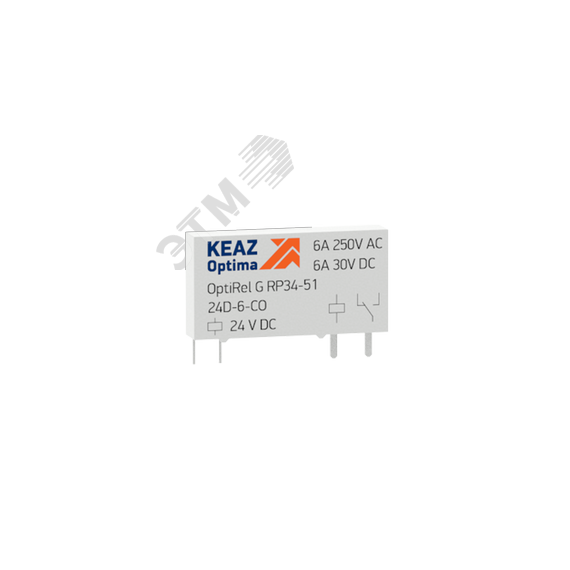 Реле промежуточное OptiRel G RP34-51-60D-6-CO-S КЭАЗ 281150