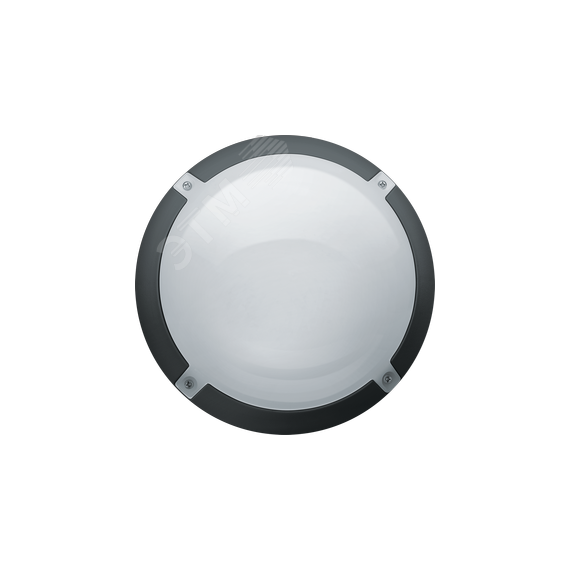 Светильник светодиодный ДБП-8w 4000К 700Лм IP65 круглый пластиковый черный Navigator Group 94831