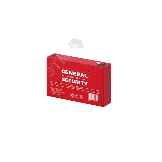 Аккумулятор GS 6В 7,2Ач General Security GS7.2-6 GENERAL SECURITY