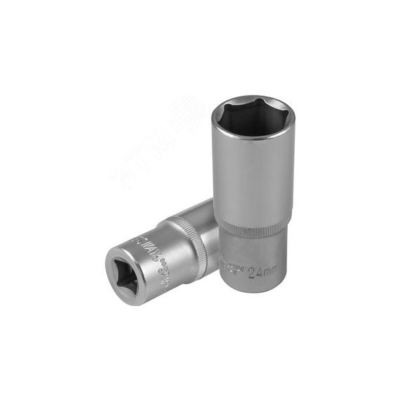 Головка торцевая глубокая 1/2''DR, 24 мм Jonnesway S04HD4124