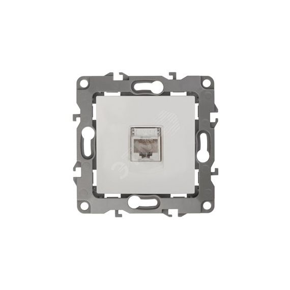Розетка информационная RJ45, Эра12, слоновая кость, 12-3107-02 ЭРА Б0014724