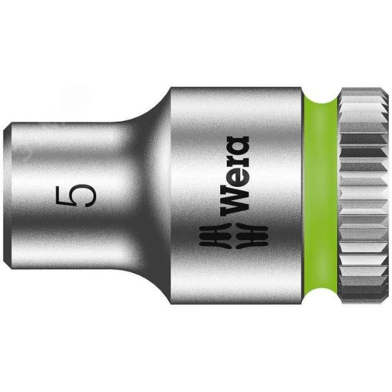 Головка торцевая шестигранная 8790 HMA Zyklop DR 1/4 5 x 23 мм WERA WE-003503