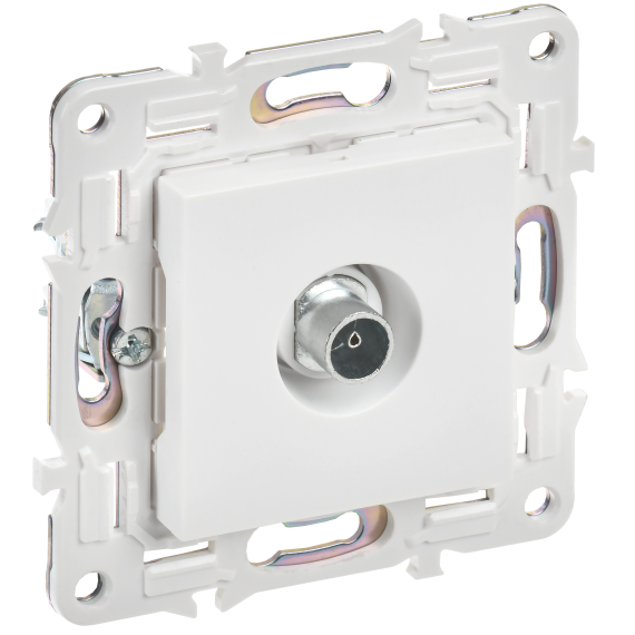 SKANDY Розетка TV оконечная SK-A12W арктический белый IEK