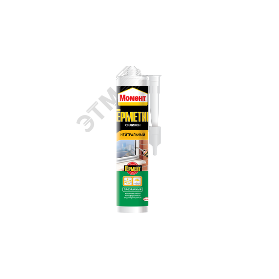 Герметик Силиконовый нейтр. Момент(прозр), 280 мл Henkel Б0052946