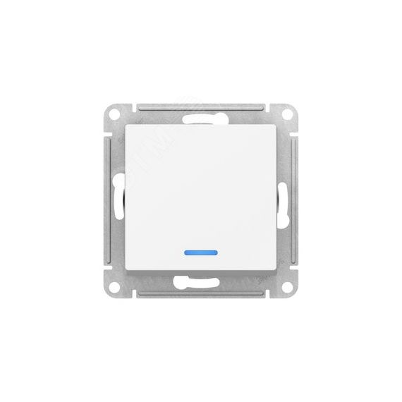 ATLASDESIGN 1-кл ПЕРЕКЛЮЧАТЕЛЬ с подсветкой, сх.6а, 10АХ, механизам, ЛОТОС SE (Systeme) ATN001363