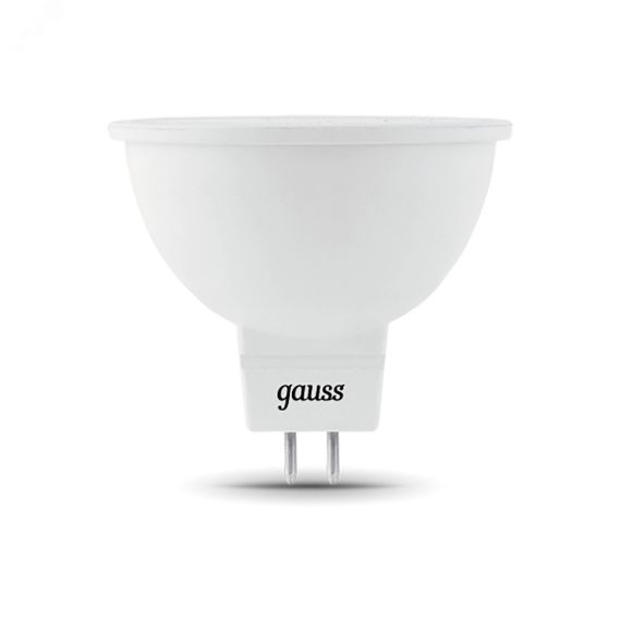 Лампа светодиодная LED 5 Вт 530 лм 4100К AC150-265В GU5.3 софит MR16 нейтральный диммируемая Black Gauss 101505205-D