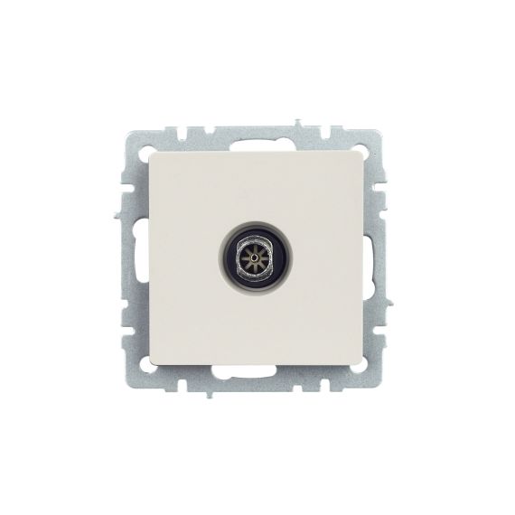 BRITE Розетка TV оконечная РТВ11-0-БрЖ жемчуг IEK