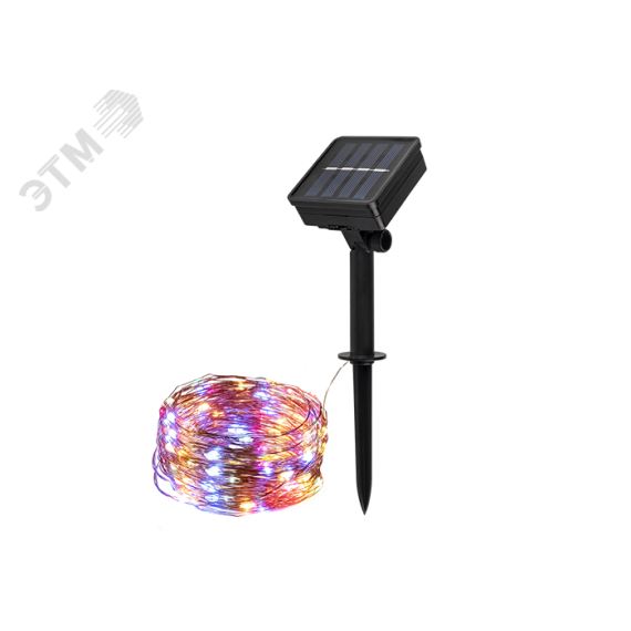 Солнечная светодиодная гирлянда SLR-G03-100M нить, мультицв., 100 LED ФАZА JazzWay 5033467
