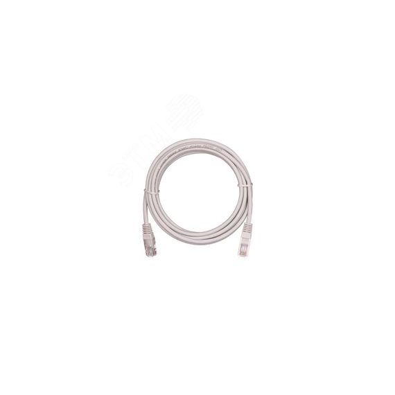Шнур U/UTP 4 пары категория 5e 2хRJ45/8P8C T568B медный LSZH серый 1м 10шт. NETLAN EC-PC4UD55B-BC-LSZH-010-GY-10