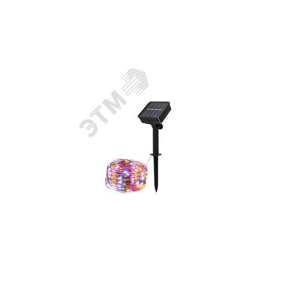 Солнечная светодиодная гирлянда SLR-G03-100M нить, мультицв., 100 LED ФАZА JazzWay 5033467