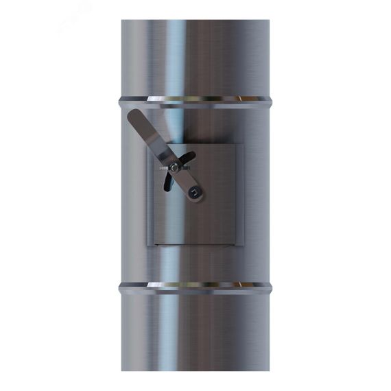 Дроссель-клапан из оцинкованной стали для круглых воздуховодов D160 ERA 160TTV