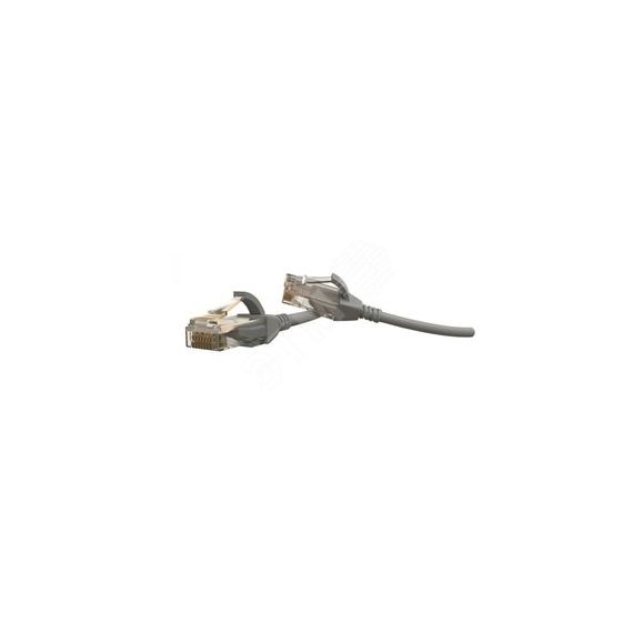 Патч-корд PC-LPT-UTP-RJ45-RJ45-C6-1M-LSZH-GY U/UTP категория 6 1 м серый Hyperline 445634