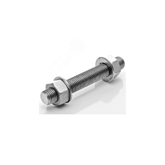 Шпилька М16х95 А193 В8М ASME B18.31.1М с 2мя      гайками М16 А194 8МА ASME B18.2.4.1М ОМ Групп ШМ16х95/2ГASME