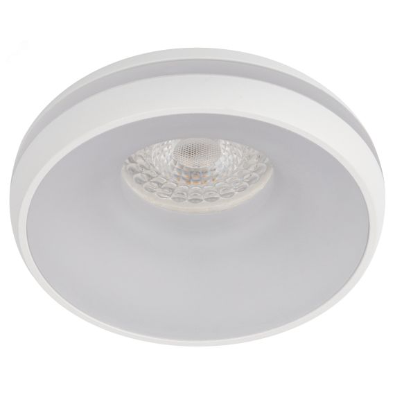 Светильник встраиваемый декоративный DK100 WH MR16 GU5.3 белый ЭРА Б0055588