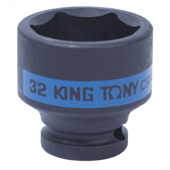 Головка торцевая ударная шестигранная 1/2', 32 мм King Tony 453532M