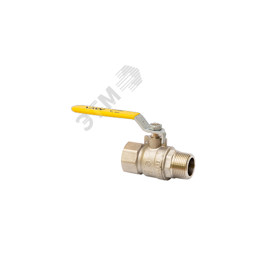 Кран шаровый газовый 3/4'ВН ручка рычаг MVI BV.812.05