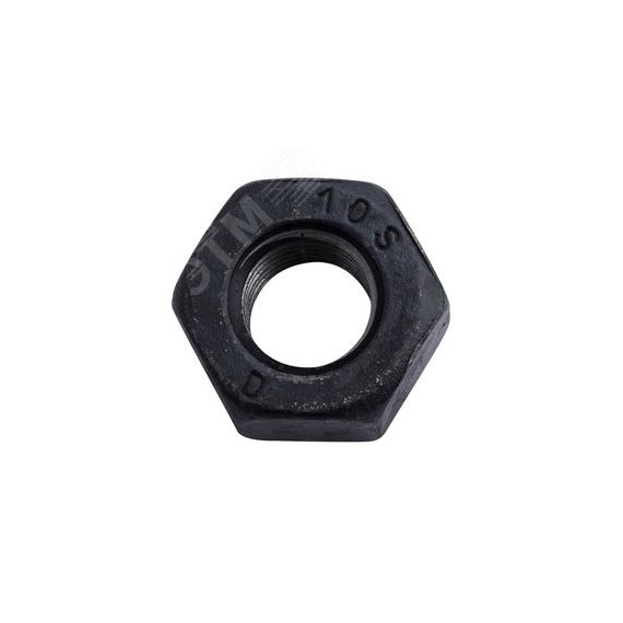 Гайка М20-6Н.10 ХЛ МИ ГОСТ Р 52645-2006 шестигранная с увеличенным размером под ключ без покрытия Параллель ГМ2010ХЛ