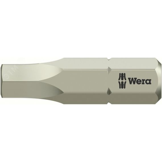Бита под внутренний шестигранник 3840/1 TS Hex-Plus нержавеющая сталь хвостовик 1/4 C 6.3 5.5 x 25 мм WERA WE-071077
