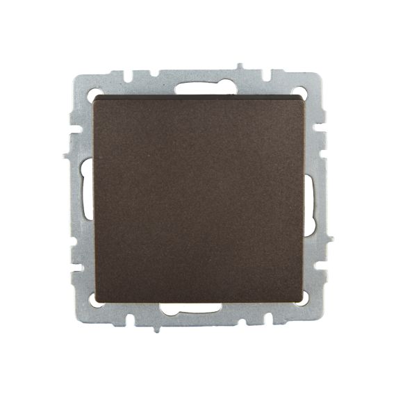 BRITE Выключатель 1-клавишный перекрестный 10А ВС10-1-3-БрТБ темная бронза IEK