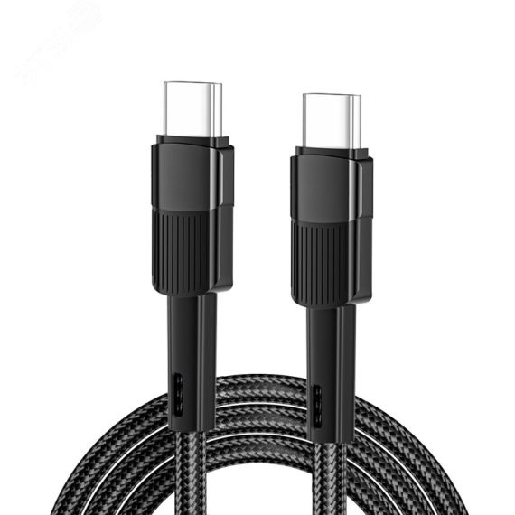 Кабель USB Type-C - Type-C, 5A, 100Вт, 1м, черный REXANT 18-7072