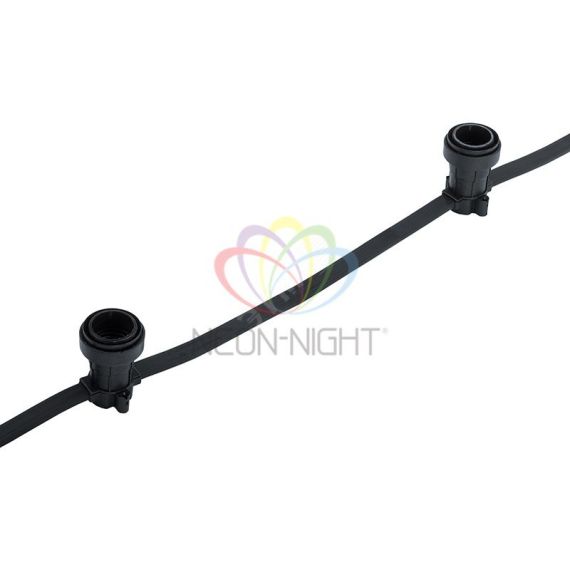 Гирлянда Belt-Light 2 жилы шаг 50 см патроны e27 влагостойкая IP65 Neon-Night 331-213