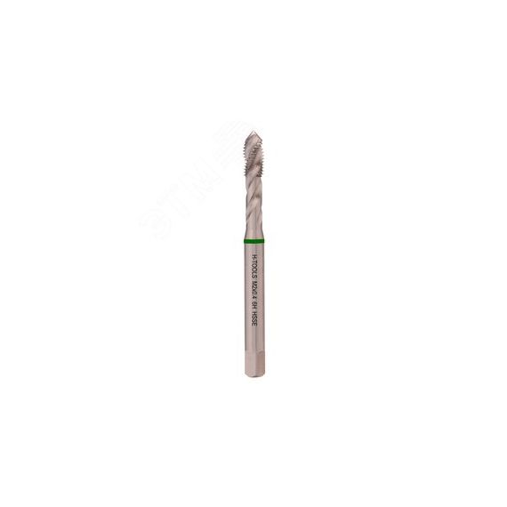 Метчик М 2,0х0,4 (Машинный, накатной) DIN371 HSSE-TiN 6HX C/2-3P 45мм a=2,1 H-Tools 511101-C4-0020