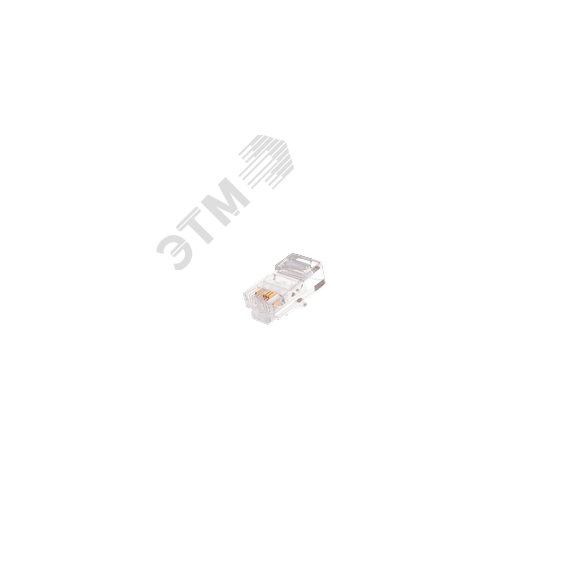 Коннектор RJ45/8P4C, Кат.5, 6мкд, универсальный, неэкраннированный, Ethernet (1,2,3,6), 100шт NIKOMAX/NIKOLAN NMC-RJ84FZ06UD1-100