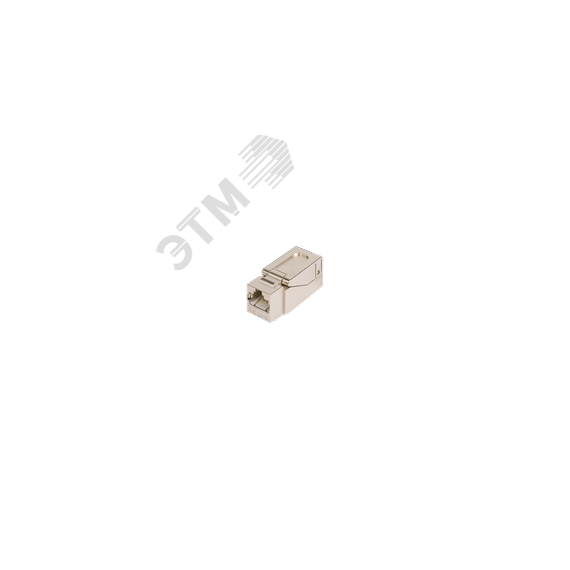 Модуль Keystone, Кат.6a, RJ45/8P8C, самозажимной, экраннированный, металлик NIKOMAX/NIKOLAN NMC-KJSA2-NT-MT