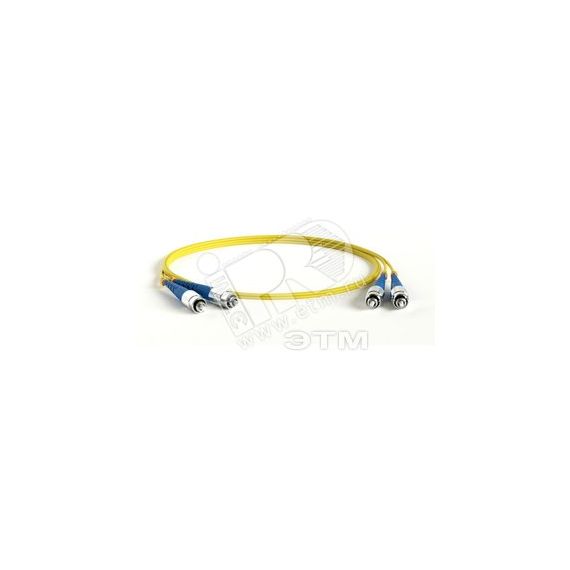 Патч-корд волоконно-оптический (шнур) SM 9/125 (OS2) FC/UPC-FC/UPC simplex LSZH (10м) Hyperline 246465