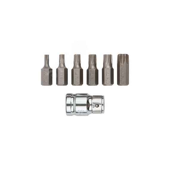 Набор бит ''TORX'' 7 шт CrV FIT 57825