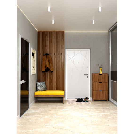 Светильник 4015 накладной потолочный под лампу GX53 белый IEK