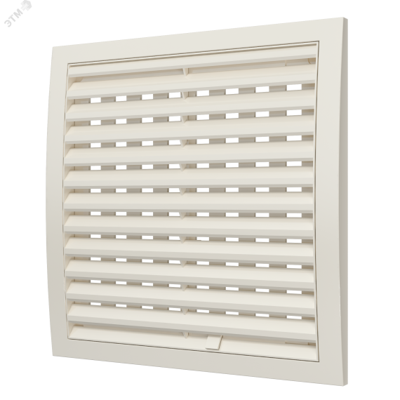 Решетка вентиляционная регулируемая, из ABS пластика 250х250 ERA 2525РРП Ivory