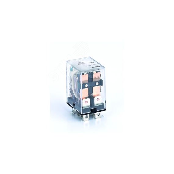 Промежуточное реле 2 конт. с LED инд. 10А 12В AC ПР-102 SE (Dekraft) 23911DEK