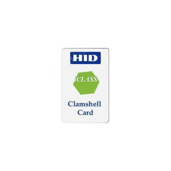 Карта iCLASS Clamshell стандартная 1356 МГц память 2 Кб 2 сектора Hid iC-2080