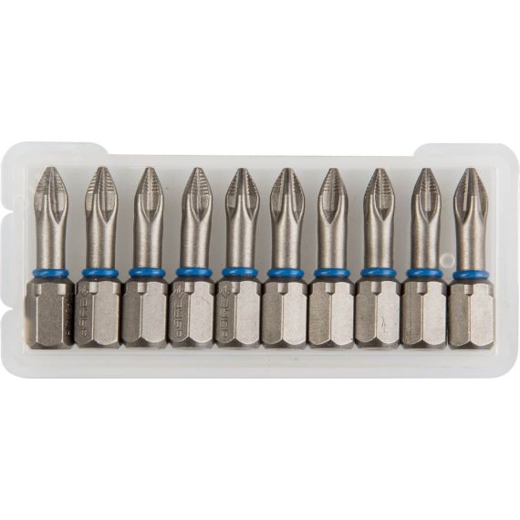 Биты ''ЭКСПЕРТ'' торсионные кованые, обточенные, хромомолибденовая сталь, тип хвостовика C 1/4'', PH1, 25мм, 10шт ЗУБР 26011-1-25-10