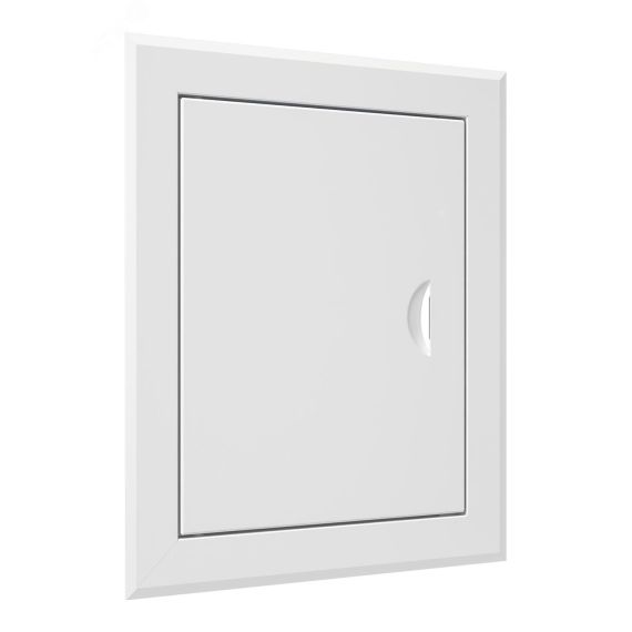 Люк ревизионный с ручкой-магнитом, из окрашенной стали 260х260 фланец 200х200 EVECS ЛТ2020Мп