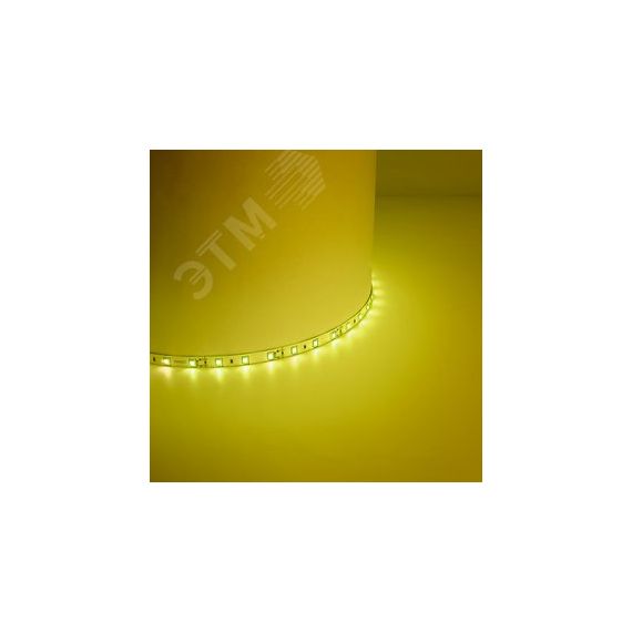 Лента светодиодная LEDх60/м 5м 4.8w/m 12в IP65 желтый FERON LS604 желтый
