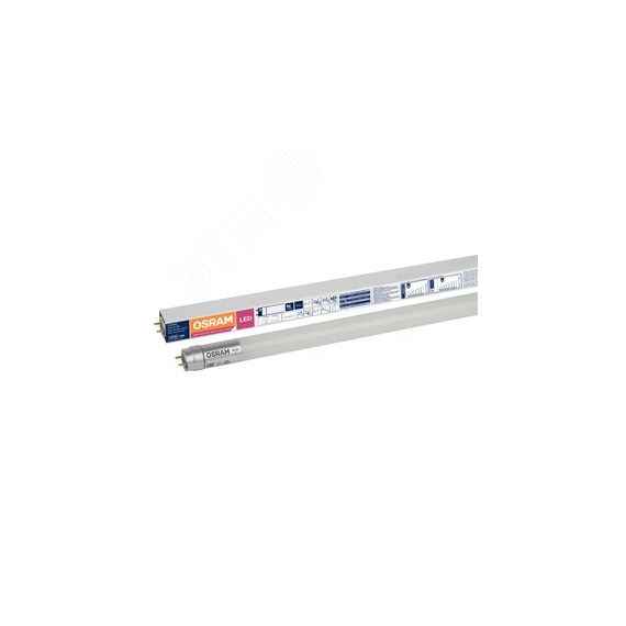 Лампа светодиодная LED 20Вт G13 6500К 1800лм трубка 230V FR Т8 (замена 58Вт) 1,5м OSRAM LS двустороннее подключение LEDVANCE 4058075480209