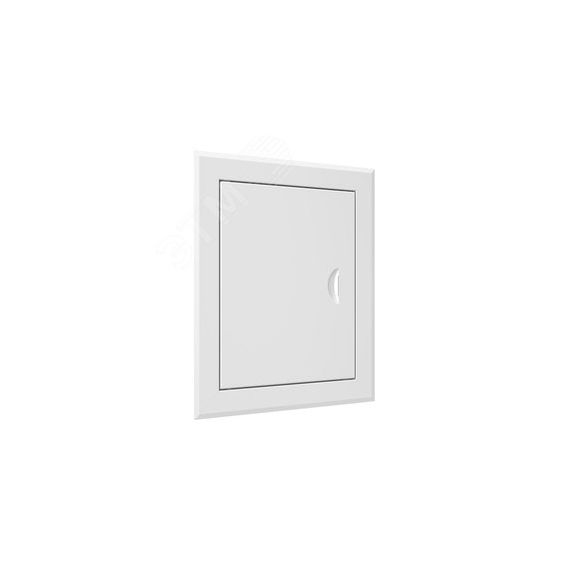 Люк ревизионный с ручкой-магнитом, из окрашенной стали 260х260 фланец 200х200 EVECS ЛТ2020Мп