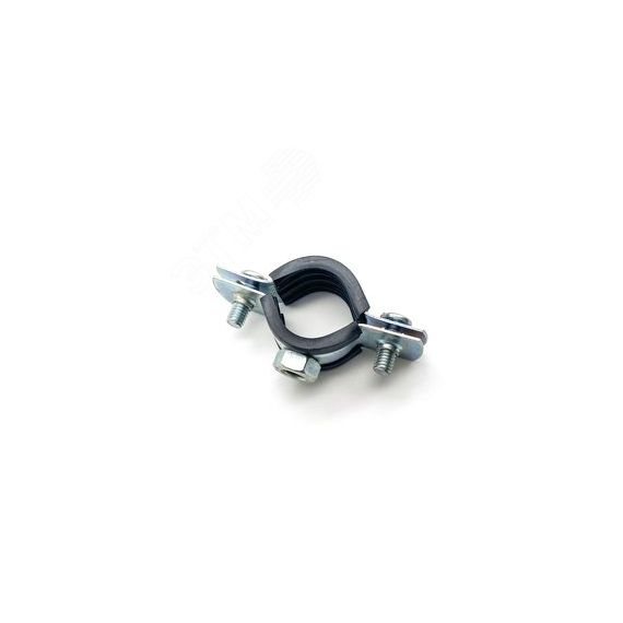 Хомут трубный1 1/4 38-44  М8 нерж 304 20х1.5мм Мир хомутов TR1 1/4М8SS54