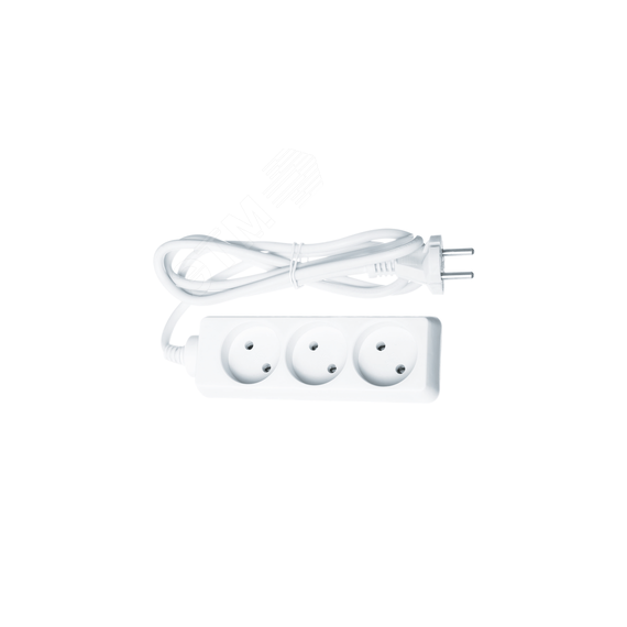 Удлинитель Navigator 61 310 NPE-S-03-500-X-2x1 без заземления 3 гн. 5м 16А ПВС 2х1.00 Navigator Group 61310