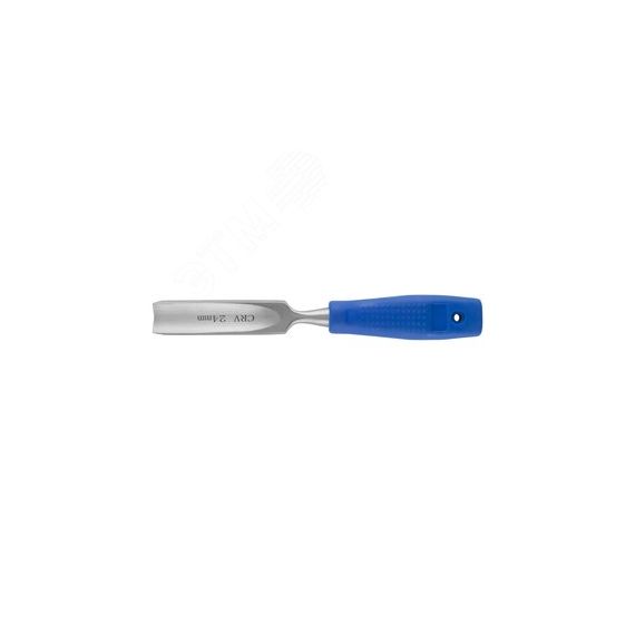 Стамеска полукруглая с пластиковой ручкой 24 мм FIT 43147