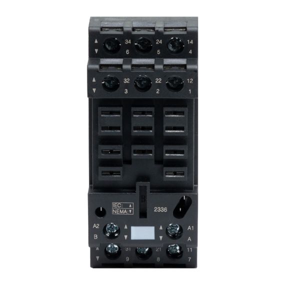 Колодка с винтовыми клеммами для силового реле на 3 группы