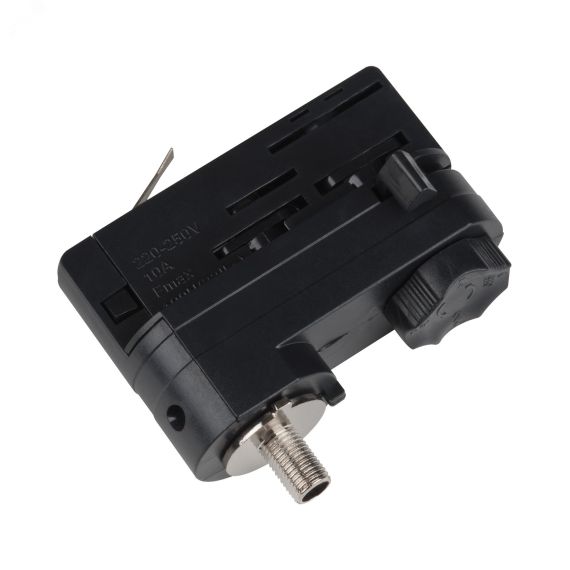 Адаптер для трехфазного шинопровода  черный UBX-A61 BLACK 1 POLYBAG Uniel 09788