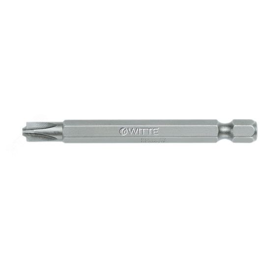 Бита электрика PH/S 2 x 70 мм 1/4'' E6.3 Industrial (крест-шлиц, PH/S, ''plus/minus'') для автоматов WITTE 264622000