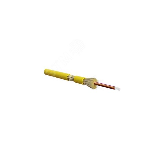 Кабель волоконно-оптический FO-DT-IN-9S-12-HFLTx-YL  волоконно-оптический 9/125 (SMF-28 Ultra) одномо Hyperline FO-DT-IN-9S-12-HFLTx-YL