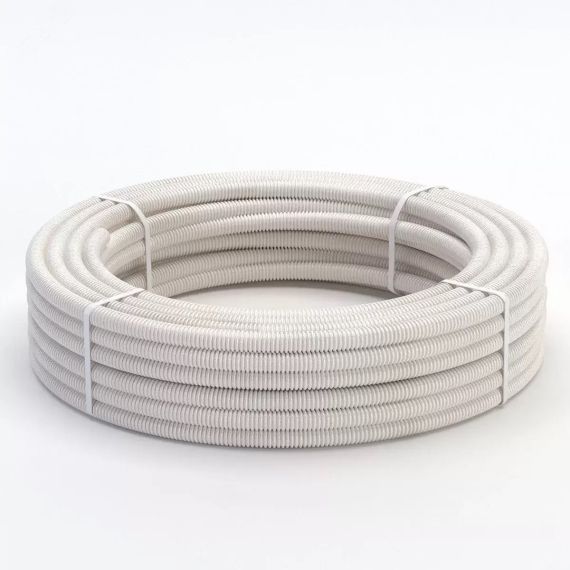 Труба гофрированная из нерж. стали SS304 PT 20А, сл. кость, 30м Stahlmann 2259348